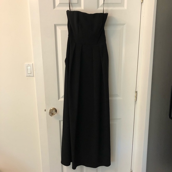 Dessy Collection Bridesmaid Dress with pockets - Picture 4 of 7